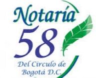 Notaria 58 de Bogotá