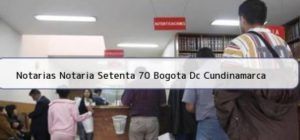Notaria 70 de Bogotá